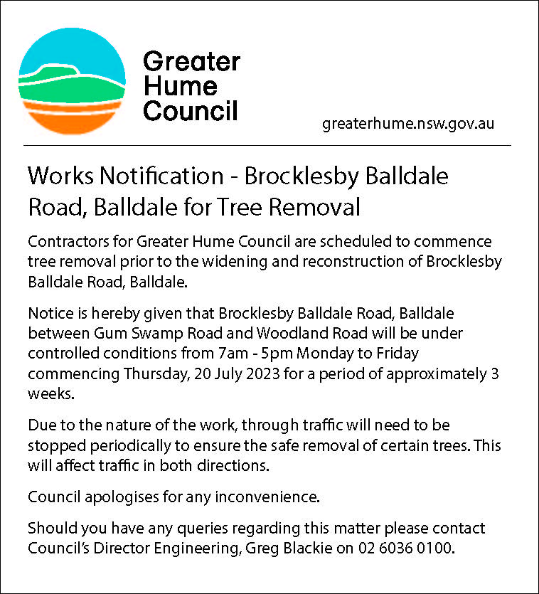 Border-Mail-PublicNotices-Works-Notification-Brocklesby-Balldale-Road-22and29July23.jpg