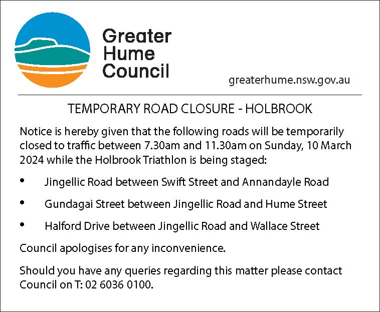 Border-Mail-PublicNotices-Road-Closure-Holbrook-Triathlon-2-and-9-Mar-2024-Updated.jpg